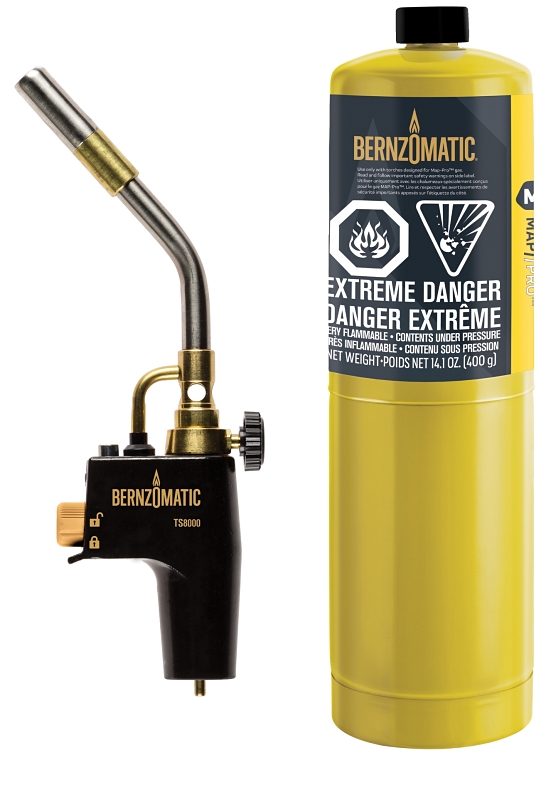 BernzOmatic TS8000KC CAN Torch Kit, Aluminum