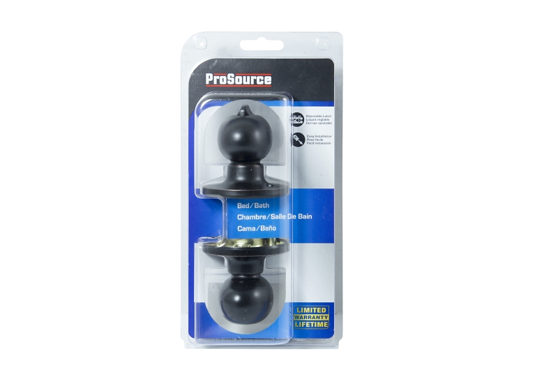 ProSource TYLX710V-PS Privacy Lockset, Tubular Design, Brass