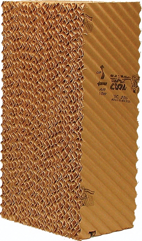 Dial 3439 Filter Media, Rigid, Cellulose, For: AeroCool 8 in 6800 cfm Grooved Single Inlet Cooler