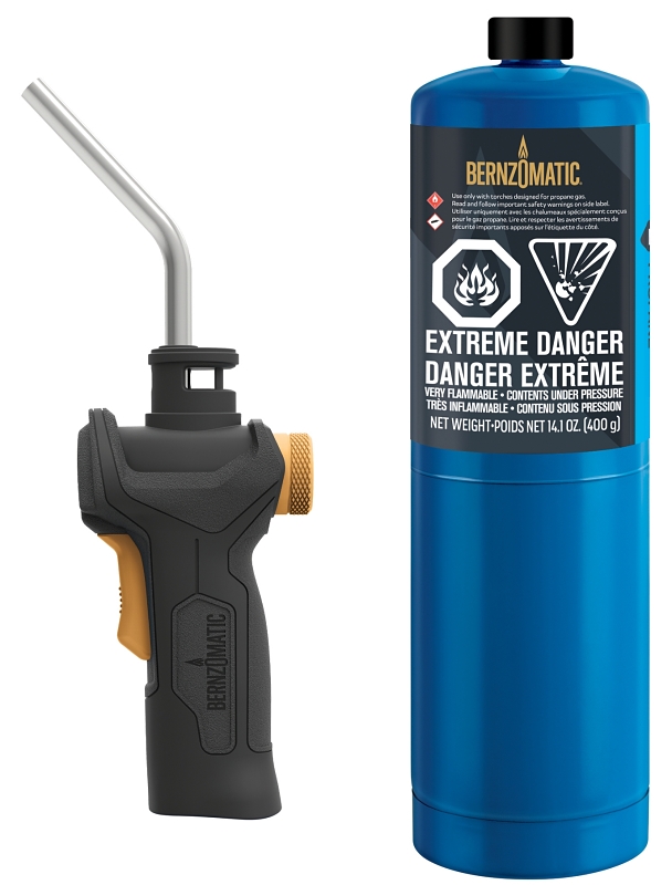 BernzOmatic WK3505 CAN Torch Kit, Includes: 14.1 oz Propane Cylinder, TS3500 Torch