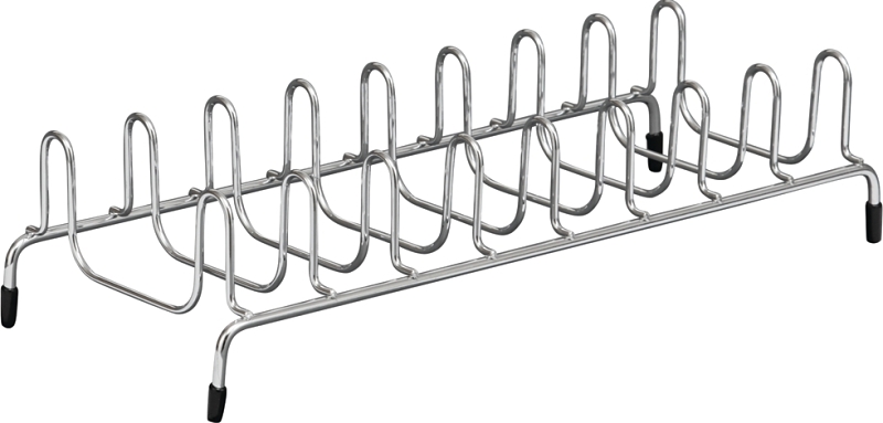 ClosetMaid 53482 Lid and Plate Organizer, 13-1/8 in L, 3-1/8 in W, 5-1/4 in H, Steel, Satin Chrome