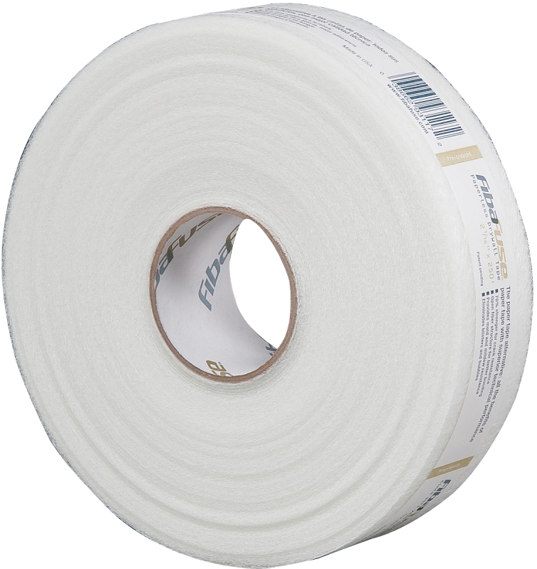 FibaFuse FDW8599-U Paperless Drywall Tape, 2-1/16 in W x 250 ft L, White