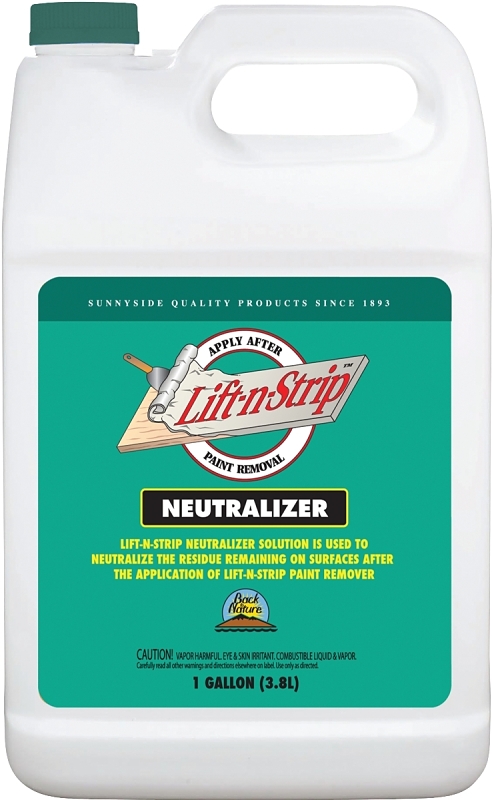 Back to Nature 675G1 Paint Removal Neutralizer, Liquid, Medium, Colorless, 1 gal, Can