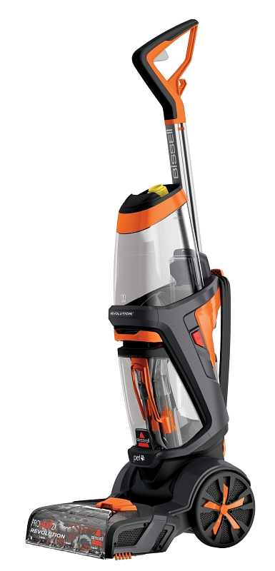 Bissell 1548 Pet Carpet Cleaner, 1 gal Tank, 11 in W Cleaning Path, Samba Orange