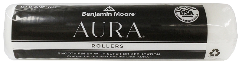 Benjamin Moore 072590-018 Paint Roller Cover, 3/8 in Thick Nap, 9 in L