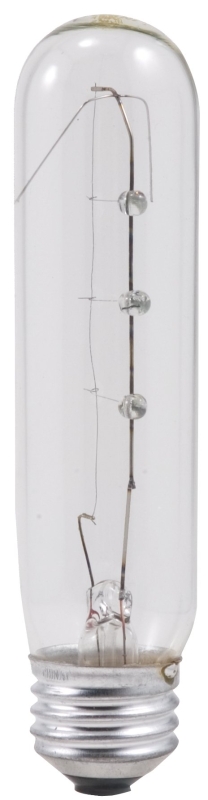 Sylvania 18493 Incandescent Lamp, 40 W, T10 Lamp, Medium Lamp Base, 420 Lumens, 2850 K Color Temp, 1000 hr Average Life