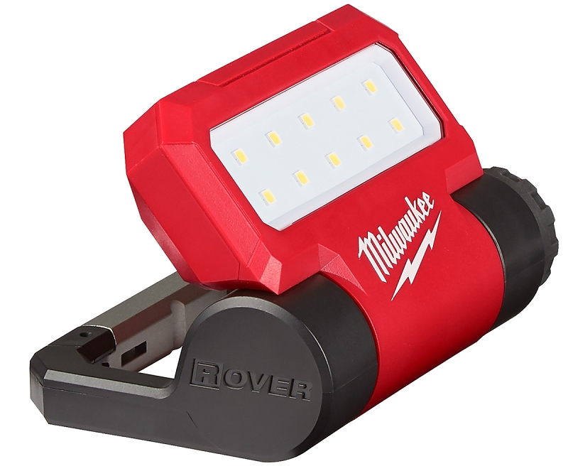 Milwaukee ROVER 2114-21 Flood Light, 10-Lamp, LED Lamp, White Light, 550 Lumens Lumens, Plastic Fixture