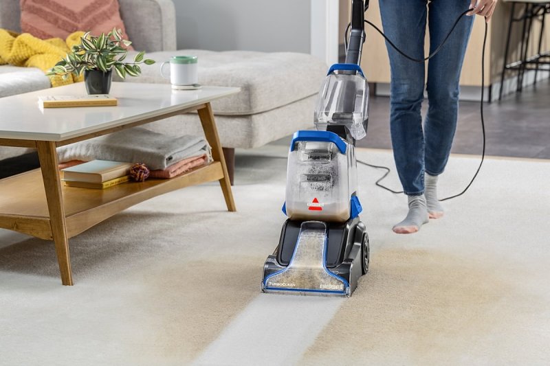 Bissell TurboClean 2085 Pet Carpet Cleaner, 9-1/2 in W Cleaning Path, Titanium