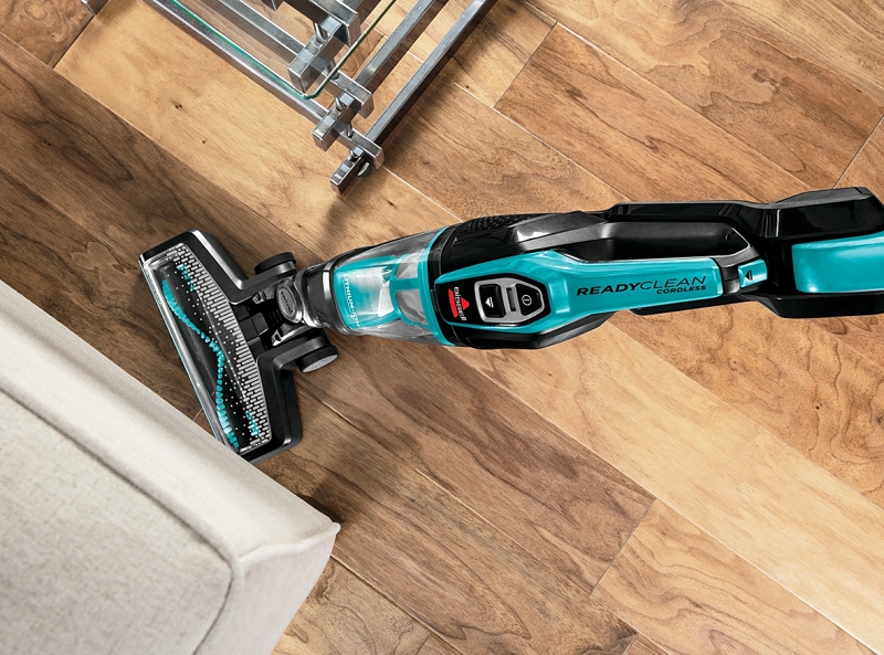 Bissell Adapt 2286 2-in-1 Vacuum, 14.4 V Battery, Lithium-Ion Battery, Black/Titanium/Teal