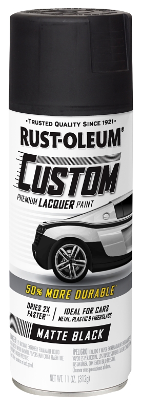 Black, Rust-Oleum Automotive Custom Chrome Gloss Spray Paint, 10 Oz