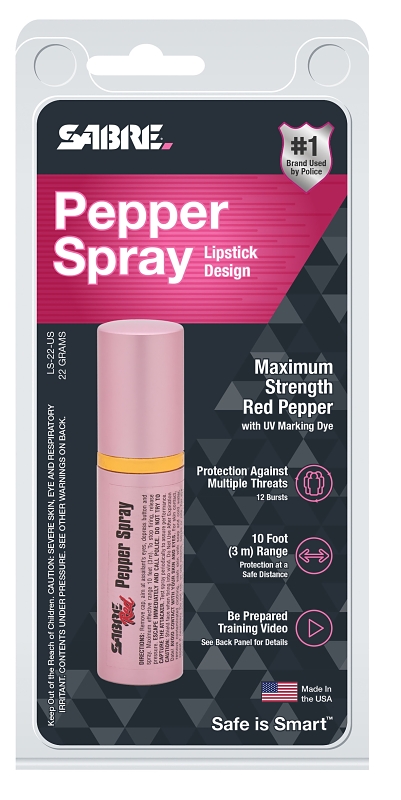 Sabre LS-22-US Lipstick Pepper Spray, 0.75 oz