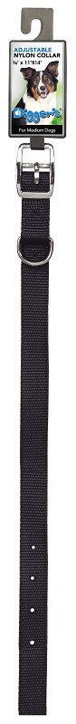Digger's 2971603 Collar, 16 in L Collar, 3/4 in W Collar, Nylon, Black