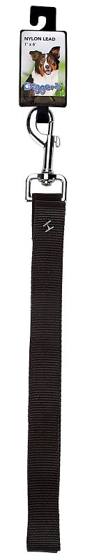 Digger's 2957203 Lead, 72 in L, 1 in W, Nylon Line, Black