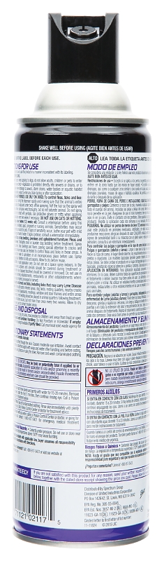 Hot Shot HG-2118 Tick and Lice Killer, Liquid, Spray Application, 14 oz, Aerosol Can