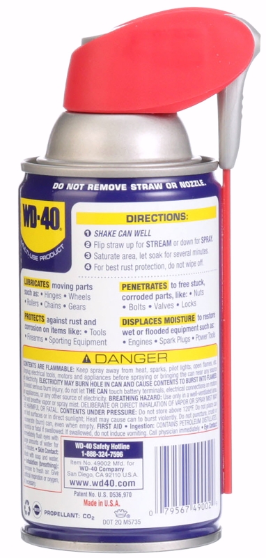LUBE PNTRT SMTSTRW WD40 8OZ