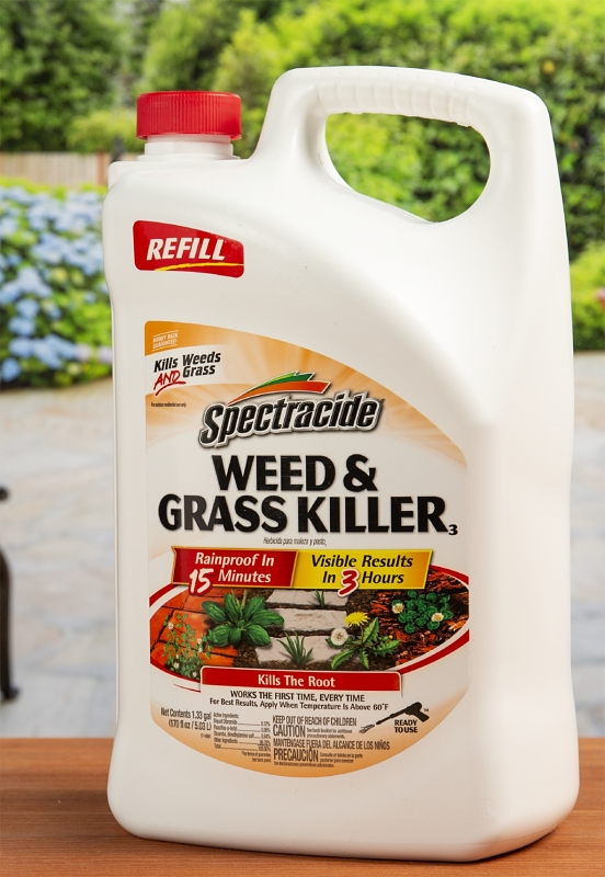 Spectracide HG-96371 Weed and Grass Killer, Liquid, Amber, 1.33 gal Can, Mild Aromatic