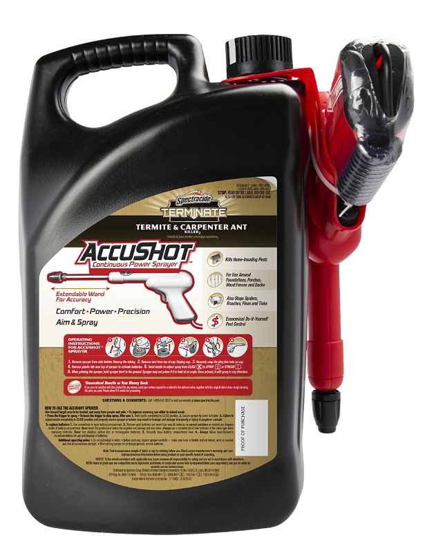 Spectracide HG-96375 Termite and Carpenter Ant Killer, Liquid, Spray Application, 1.33 gal Can