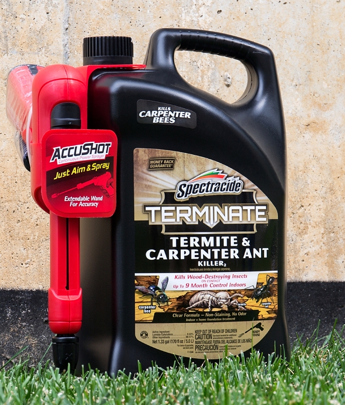 Spectracide HG-96375 Termite and Carpenter Ant Killer, Liquid, Spray Application, 1.33 gal Can