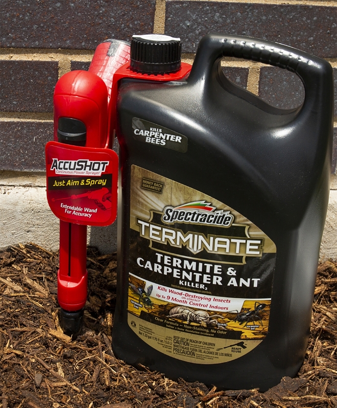 Spectracide HG-96375 Termite and Carpenter Ant Killer, Liquid, Spray Application, 1.33 gal Can