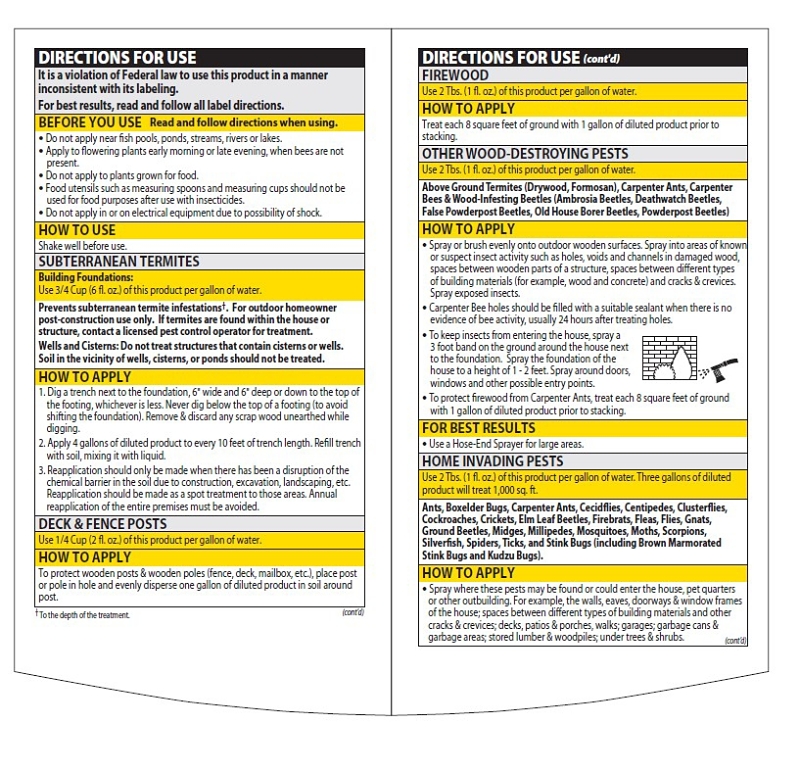 BioAdvanced 700310B Ant and Termite Killer, Liquid, Brush, Spray Application, 32 oz Bottle