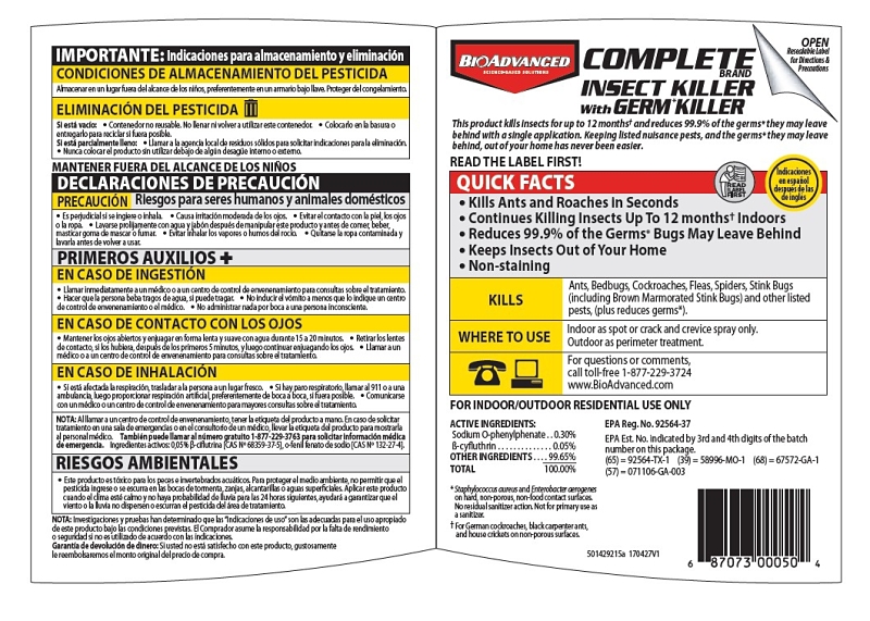BioAdvanced 700050A Triple Action Ant Killer, Granular, Outdoor, 24 oz Bottle