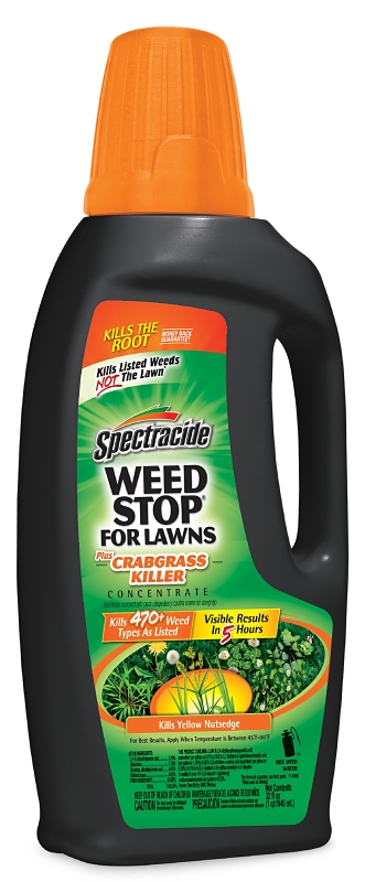Spectracide HG-96393 Weed Stop Crabgrass Killer, Liquid, Brown, 32 fl-oz