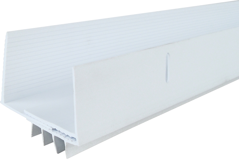 Climaloc CF10576 Door Bottom, White, 36 in L, Vinyl, Screw Mounting