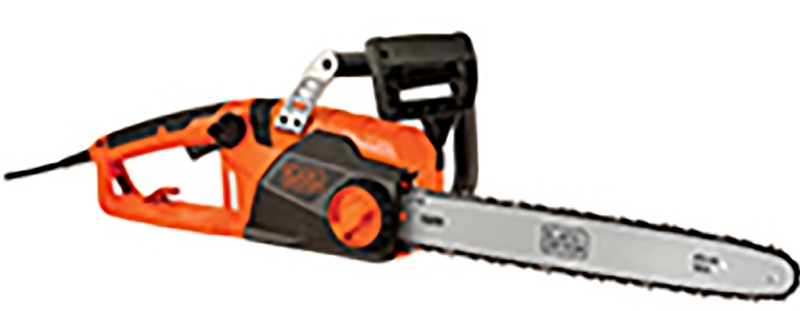 Black+Decker CS1518 Chainsaw, 15 A, 120 V, 18 in L Bar/Chain