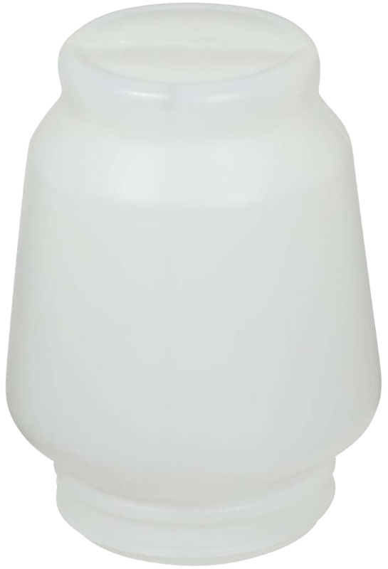 Millside Industries TFT92 Poultry Waterer, 1 gal Capacity, Plastic, White, Screw Mounting
