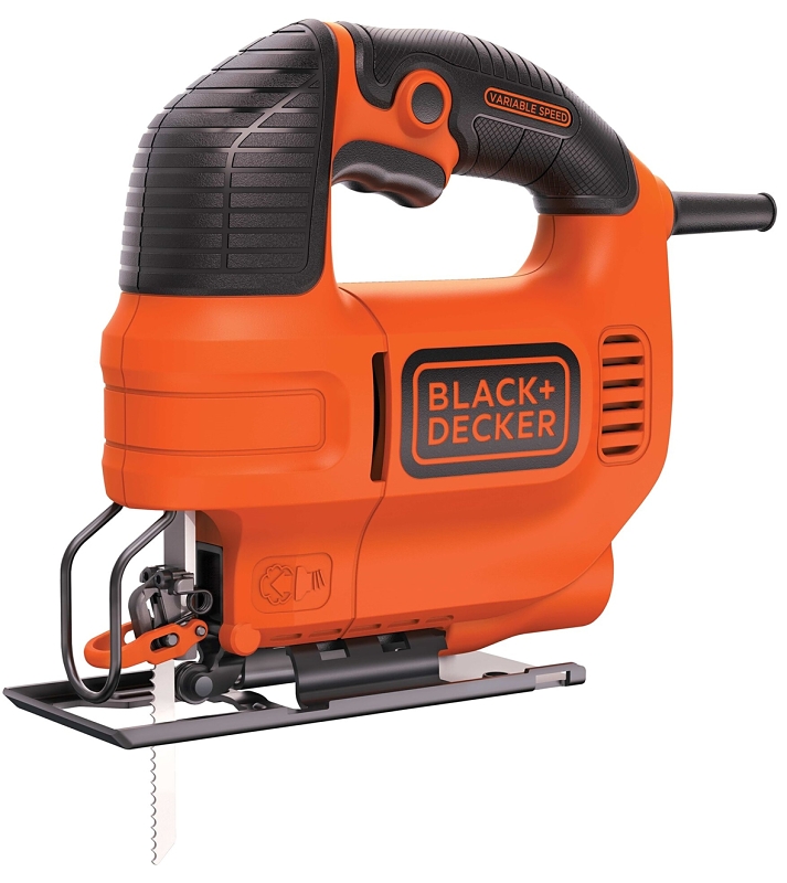 Black+Decker BDEJS300C Jig Saw, 4.5 A, 3/4 in Cutting Capacity, 3/4 in L Stroke, 3000 spm