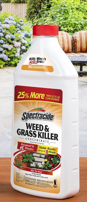 Spectracide HG-56009 Weed and Grass Killer, Liquid, Amber, 40 fl-oz Bottle