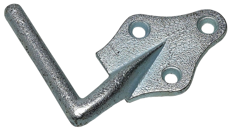 Onward 3851XBC Stake Hook, 5/8 in Dia x 3 in L x 2.7 in W Dimensions, Steel, Zinc, 20 lb