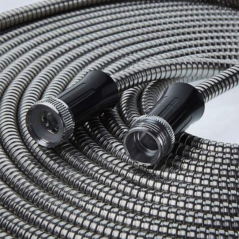E.Mishan & Sons 1582 Hose, 50 ft L, Stainless Steel