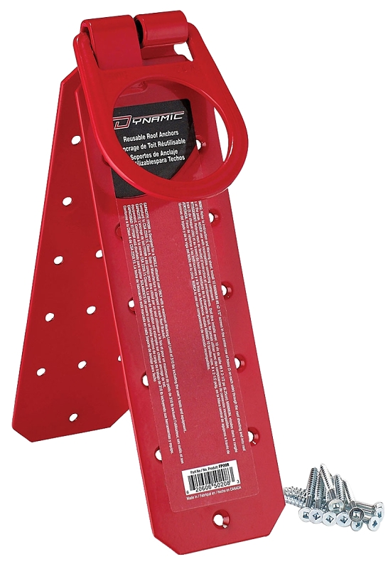 Safety Works FP09R Reusable Roof Anchor, Steel