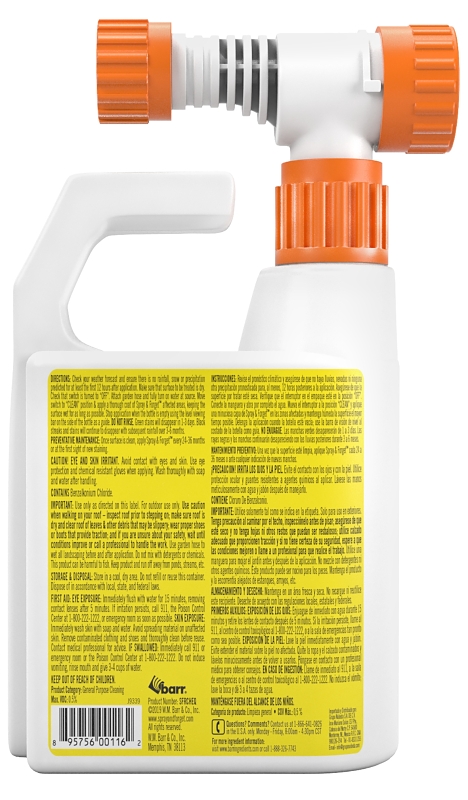 Spray & Forget SFRCHEQ06 Roof Surface Cleaner, Liquid, Clear/Yellow, 32 oz