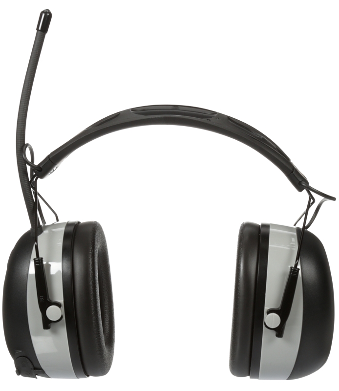 3M Worktunes 7100097024 Wireless Hearing Protector, 24 dB NRR, AM/FM Radio Band, Black/Silver