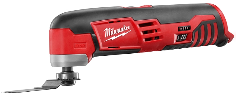 Milwaukee 2426-20 Multi-Tool, Tool Only, 12 V, 1.4 Ah, 5000 to 20,000 opm, Variable Speed Control