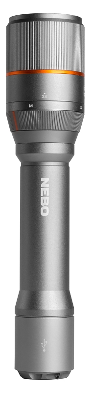 Nebo DAVINCI NEB-FLT-0021 Handheld Flashlight, 4500 mAh, Lithium-Ion Battery, LED Lamp, 3500 Lumens, 2 hr Run Time