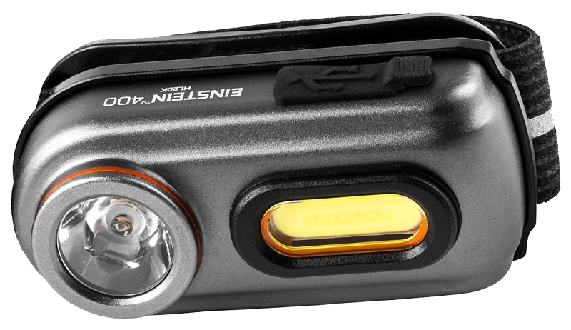 Nebo EINSTEIN NEB-HLP-0005 Headlamp, 300 mAh, Lithium-Ion Battery, LED ...