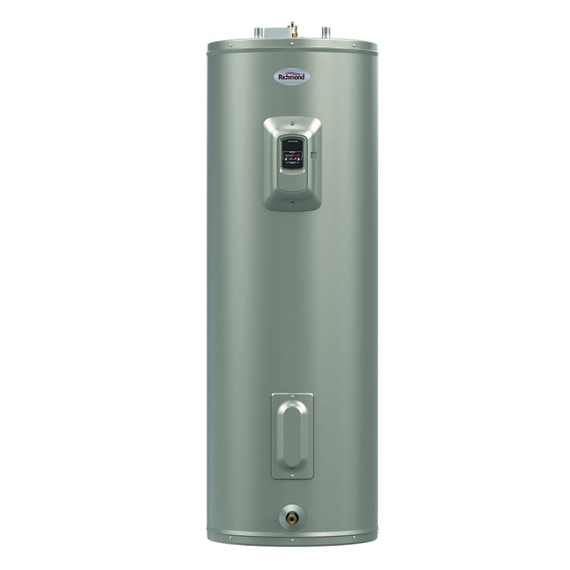 Richmond Essential Series 6EM50-DCG Medium Electric Water Heater, 240 VAC, 4500 W, 50 gal Tank, 0.93 Energy Efficiency