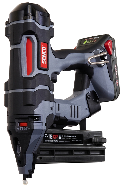 Senco 10M0001N Nailer, Battery Included, 18 V, 110 Magazine, 18 ga Nail, AX and AY Style Brad Nail Fastener