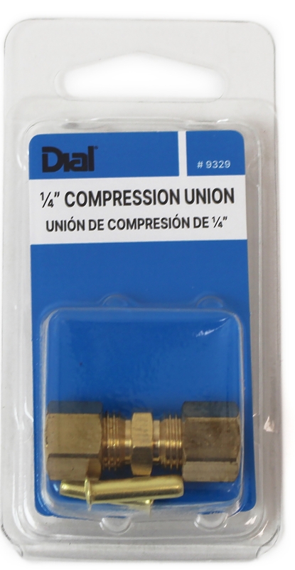 Dial 9329 Compression Union, Brass, For: Evaporative Cooler Purge Systems
