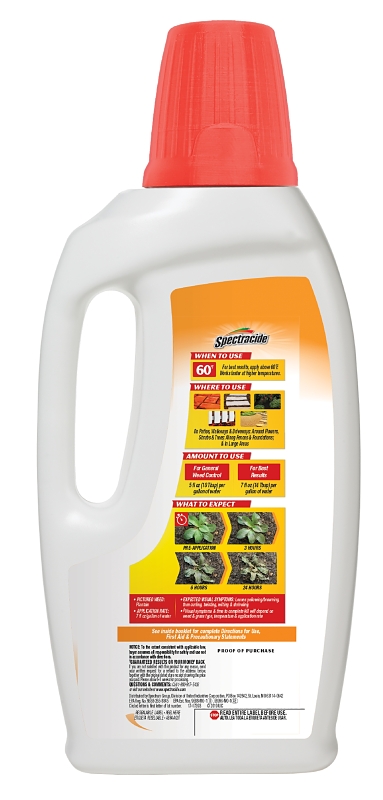 Spectracide HG-96390 Weed and Grass Killer, Liquid, Amber, 30 oz Bottle