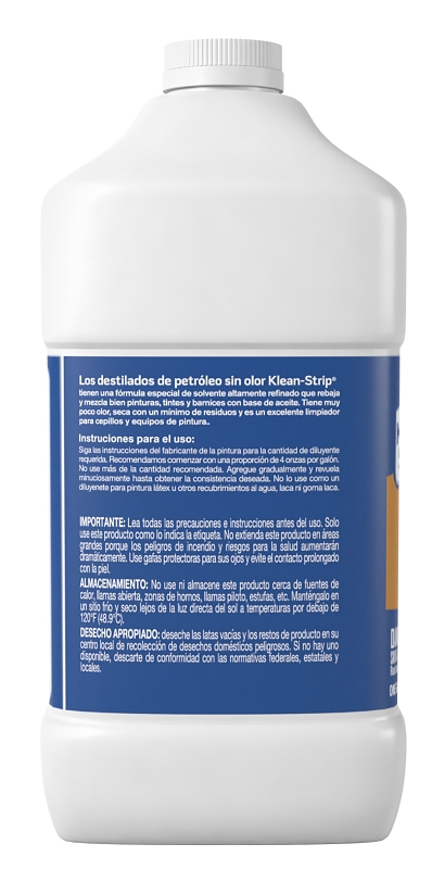 Klean Strip GKSP94214 Mineral Spirit Thinner, Light Yellow, 1 gal, Can, Liquid