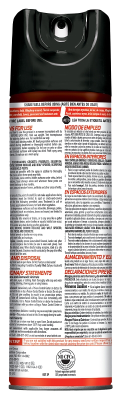 Hot Shot 4480-9 Ant Killer Plus, Liquid, Spray Application, 16 oz, Aerosol Can
