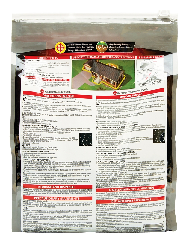 Spectracide HG-96274 Insect Killer, Solid, 3 lb Bag