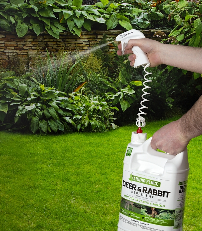 Liquid Fence HG-70109 Deer and Rabbit Repellent, Ready-to-Spray, 2000 sq-ft Coverage
