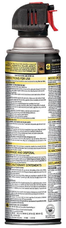 Black Flag HG-11123 Wasp, Liquid, Spray Application, 14 oz Aerosol Can