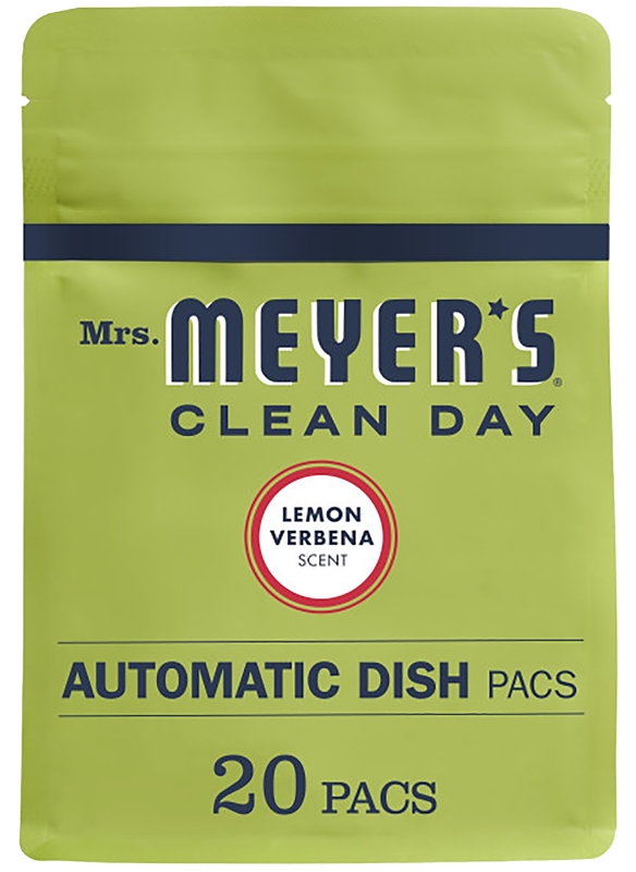 Mrs. Meyer's 14264 Dishwasher Soap Pack, Citrus, White