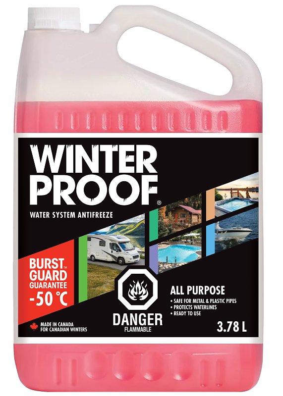 Recochem WINTERPROOF 35-364WP Anti-Freeze, 3.78 L